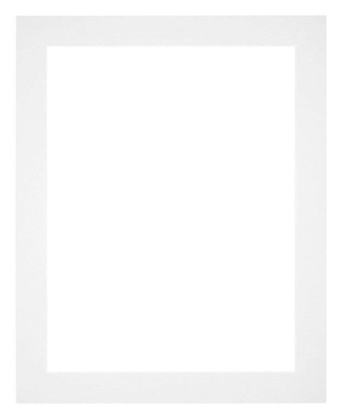 Passe Partout 20x25cm Carton Blanc Bord 4cm Droit De Face | Yourdecoration.fr