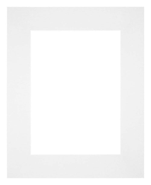 Passe Partout 20x25cm Carton Blanc Bord Droit De Face | Yourdecoration.fr