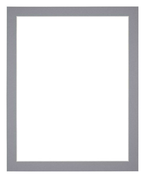 Passe Partout 20x25cm Carton Gris Bord 3cm Droit De Face | Yourdecoration.fr