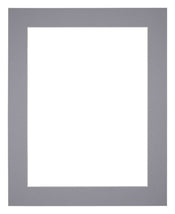 Passe Partout 20x25cm Carton Gris Bord 5cm Droit De Face | Yourdecoration.fr