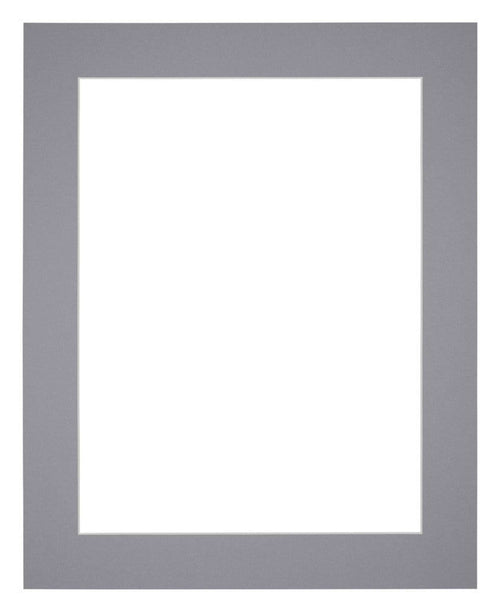 Passe Partout 20x25cm Carton Gris Bord 5cm Droit De Face | Yourdecoration.fr