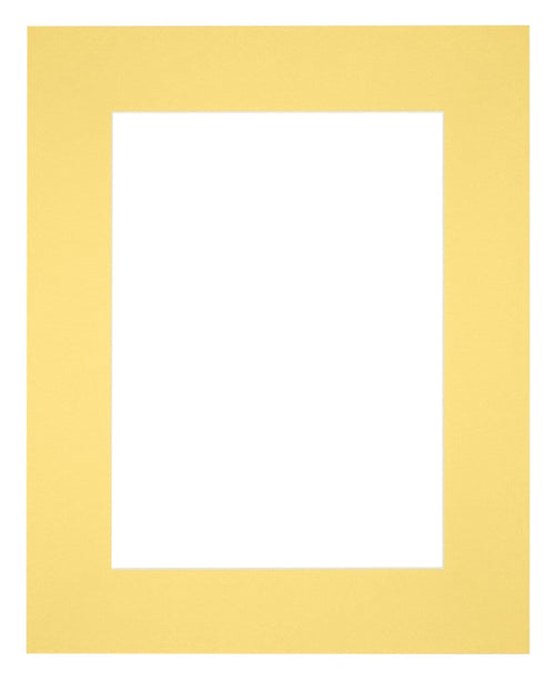 Passe Partout 20x25cm Carton Jaune Bord Droit De Face | Yourdecoration.fr