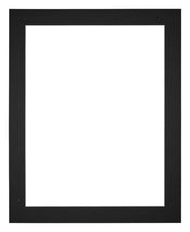 Passe Partout 20x25cm Carton Noir Bord 4cm Droit De Face | Yourdecoration.fr