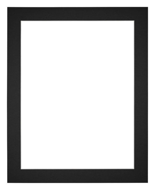 Passe Partout 20x25cm Carton Noir Bord 4cm Droit De Face | Yourdecoration.fr