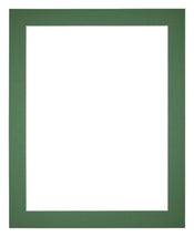 Passe Partout 20x25cm Carton Vert Foret Bord 4cm Droit De Face | Yourdecoration.fr