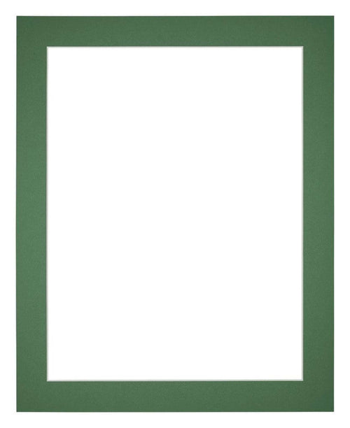 Passe Partout 20x25cm Carton Vert Foret Bord 4cm Droit De Face | Yourdecoration.fr