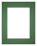 Passe Partout 20x25cm Carton Vert Foret Bord Droit De Face | Yourdecoration.fr