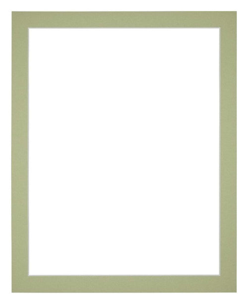 Passe Partout 20x25cm Carton Vert Menthe Bord 3cm Droit De Face | Yourdecoration.fr