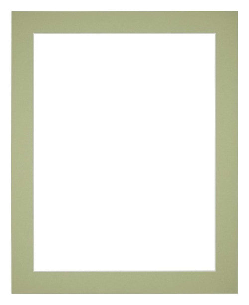 Passe Partout 20x25cm Carton Vert Menthe Bord 4cm Droit De Face | Yourdecoration.fr