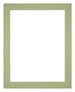 Passe Partout 20x25cm Carton Vert Menthe Bord 4cm Droit De Face | Yourdecoration.fr