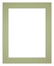 Passe Partout 20x25cm Carton Vert Menthe Bord 5cm Droit De Face | Yourdecoration.fr