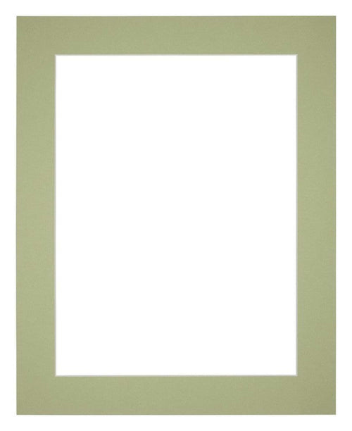 Passe Partout 20x25cm Carton Vert Menthe Bord 5cm Droit De Face | Yourdecoration.fr