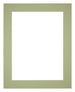 Passe Partout 20x25cm Carton Vert Menthe Bord 5cm Droit De Face | Yourdecoration.fr