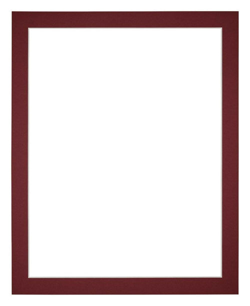 Passe Partout 20x25cm Carton Vin Rouge Bord 3cm Droit De Face | Yourdecoration.fr