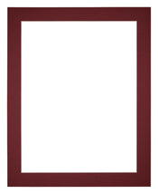 Passe Partout 20x25cm Carton Vin Rouge Bord 4cm Droit De Face | Yourdecoration.fr