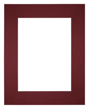 Passe Partout 20x25cm Carton Vin Rouge Bord Droit De Face | Yourdecoration.fr