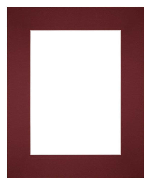 Passe Partout 20x25cm Carton Vin Rouge Bord Droit De Face | Yourdecoration.fr