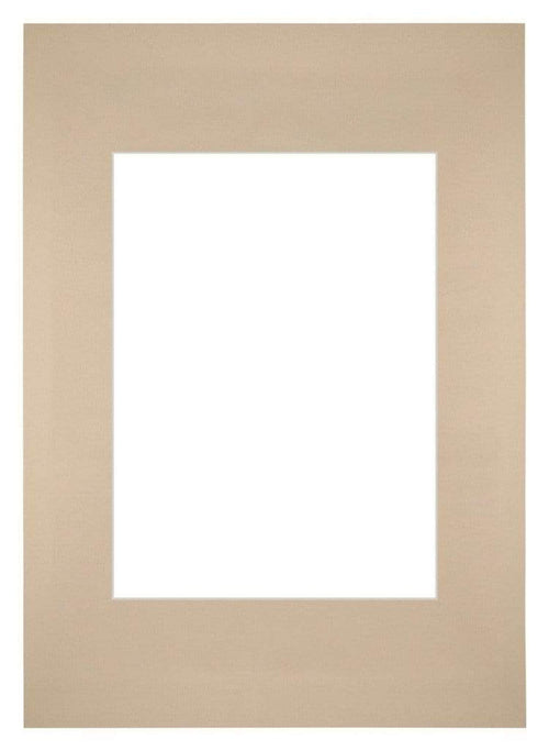 Passe Partout 20x28cm Carton Beige Bord Droit De Face | Yourdecoration.fr