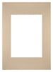 Passe Partout 20x28cm Carton Beige Bord Droit De Face | Yourdecoration.fr