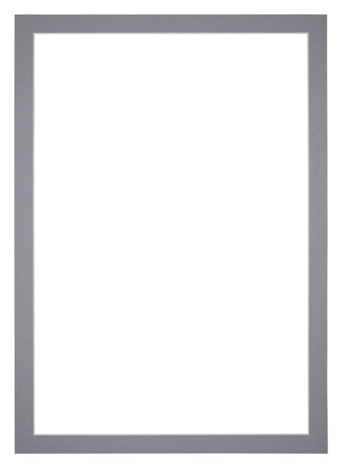 Passe Partout 20x28cm Carton Gris Bord 3cm Droit De Face | Yourdecoration.fr