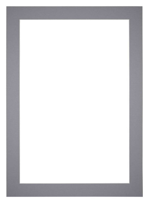 Passe Partout 20x28cm Carton Gris Bord 5cm Droit De Face | Yourdecoration.fr