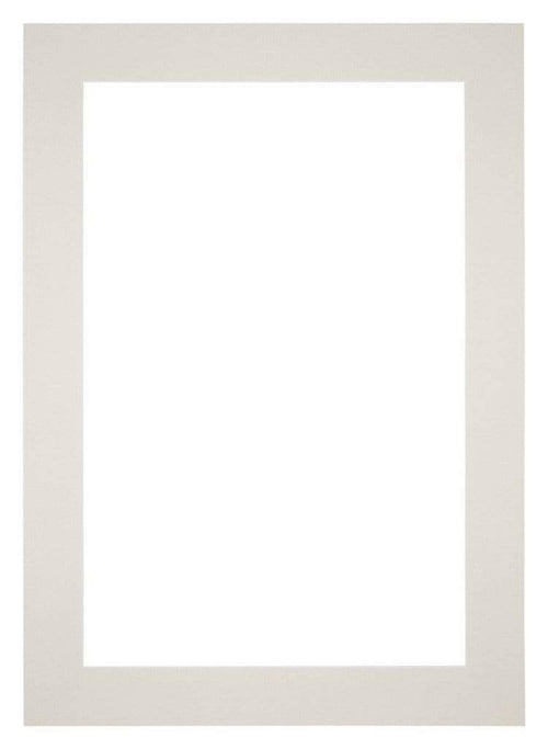 Passe Partout 20x28cm Carton Gris Clair Bord 6cm Droit De Face | Yourdecoration.fr