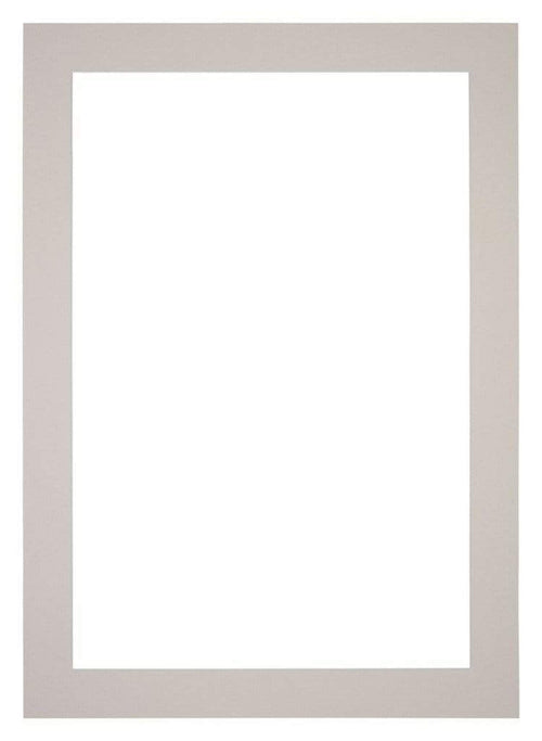 Passe Partout 20x28cm Carton Gris Graniet Bord 5cm Droit De Face | Yourdecoration.fr