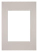 Passe Partout 20x28cm Carton Gris Graniet Bord Droit De Face | Yourdecoration.fr