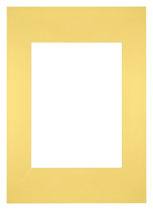 Passe Partout 20x28cm Carton Jaune Bord Droit De Face | Yourdecoration.fr