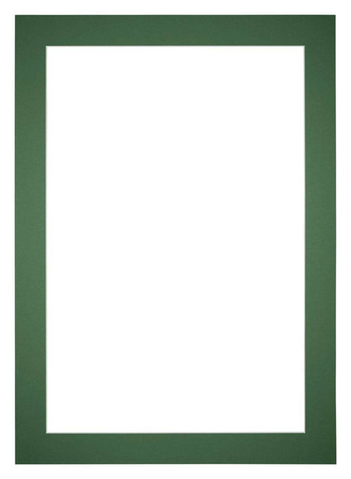 Passe Partout 20x28cm Carton Vert Foret Bord 5cm Droit De Face | Yourdecoration.fr