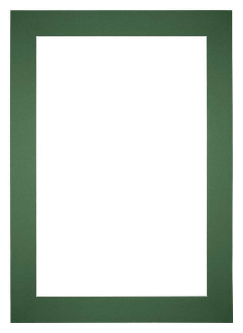 Passe Partout 20x28cm Carton Vert Foret Bord 6cm Droit De Face | Yourdecoration.fr