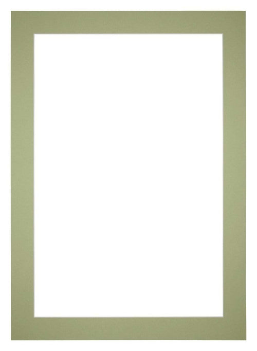 Passe Partout 20x28cm Carton Vert Menthe Bord 5cm Droit De Face | Yourdecoration.fr