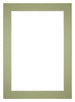 Passe Partout 20x28cm Carton Vert Menthe Bord 6cm Droit De Face | Yourdecoration.fr