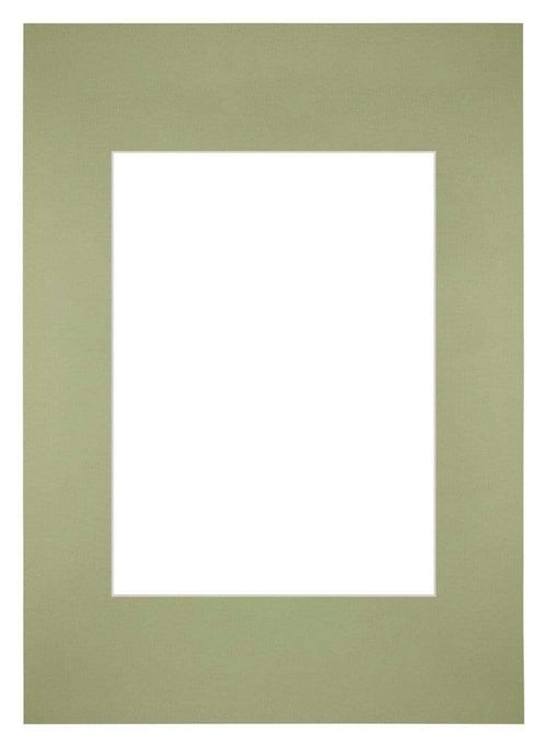 Passe Partout 20x28cm Carton Vert Menthe Bord Droit De Face | Yourdecoration.fr