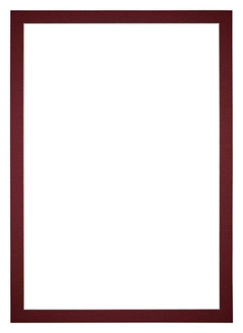 Passe Partout 20x28cm Carton Vin Rouge Bord 3cm Droit De Face | Yourdecoration.fr