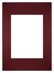 Passe Partout 20x28cm Carton Vin Rouge Bord Droit De Face | Yourdecoration.fr