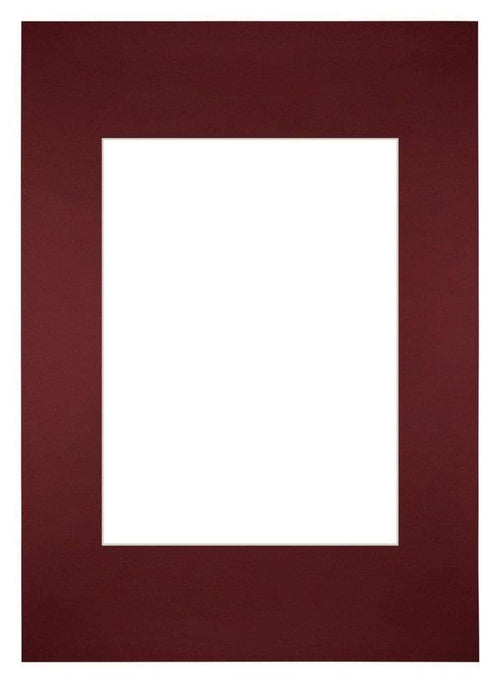 Passe Partout 20x28cm Carton Vin Rouge Bord Droit De Face | Yourdecoration.fr