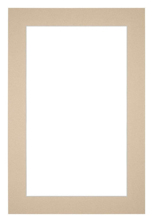 Passe Partout 20x30cm Carton Beige Bord 4cm Droit De Face | Yourdecoration.fr