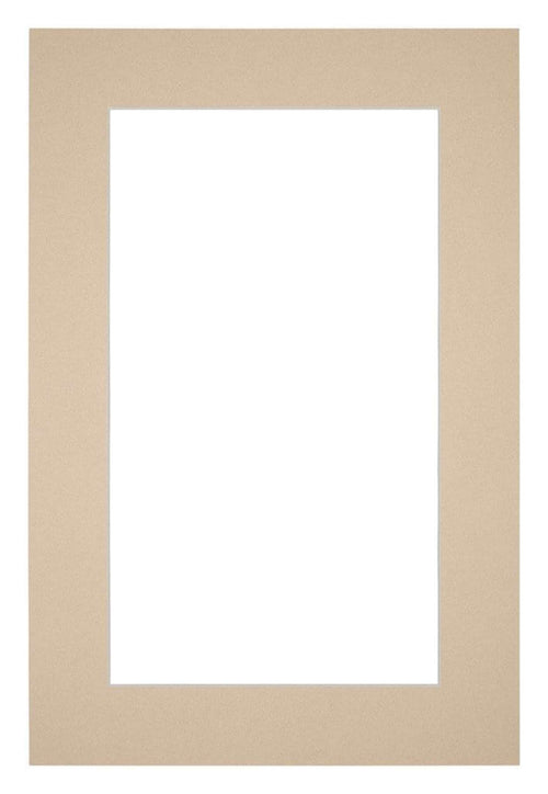 Passe Partout 20x30cm Carton Beige Bord 5cm Droit De Face | Yourdecoration.fr