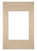 Passe Partout 20x30cm Carton Beige Bord Droit De Face | Yourdecoration.fr