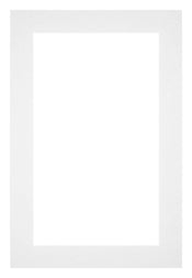 Passe Partout 20x30cm Carton Blanc Bord 4cm Droit De Face | Yourdecoration.fr