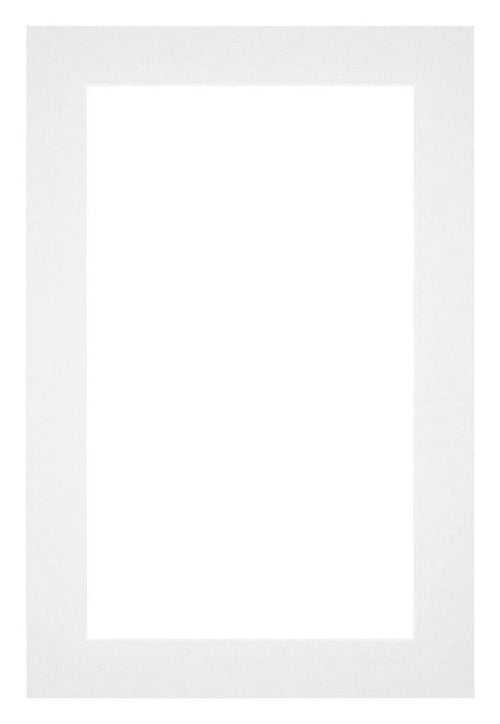 Passe Partout 20x30cm Carton Blanc Bord 4cm Droit De Face | Yourdecoration.fr