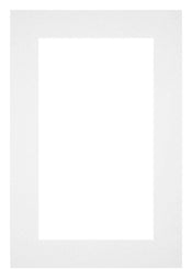 Passe Partout 20x30cm Carton Blanc Bord 5cm Droit De Face | Yourdecoration.fr
