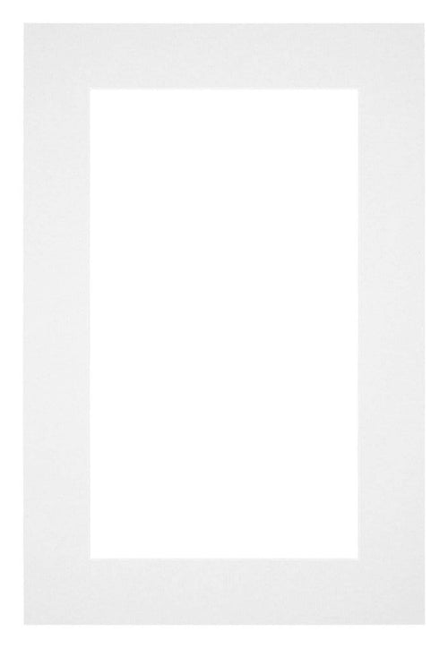 Passe Partout 20x30cm Carton Blanc Bord 5cm Droit De Face | Yourdecoration.fr