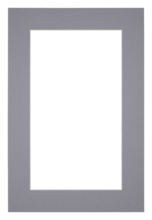 Passe Partout 20x30cm Carton Gris Bord 5cm Droit De Face | Yourdecoration.fr