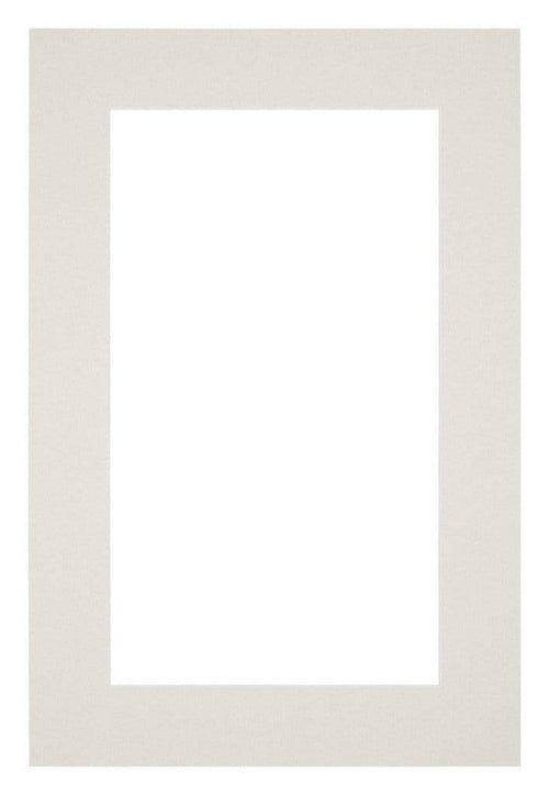 Passe Partout 20x30cm Carton Gris Clair Bord 5cm Droit De Face | Yourdecoration.fr