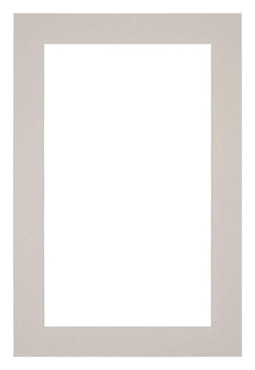 Passe Partout 20x30cm Carton Gris Graniet Bord 4cm Droit De Face | Yourdecoration.fr