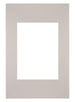 Passe Partout 20x30cm Carton Gris Graniet Bord Droit De Face | Yourdecoration.fr