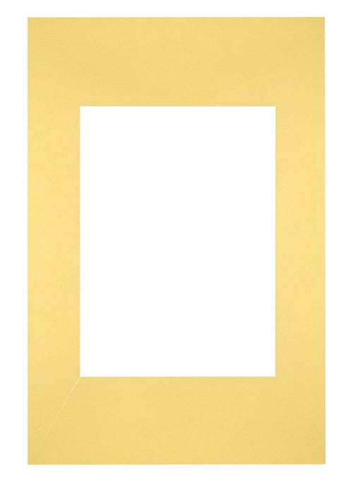 Passe Partout 20x30cm Carton Jaune Bord Droit De Face | Yourdecoration.fr