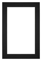 Passe Partout 20x30cm Carton Noir Bord 4cm Droit De Face | Yourdecoration.fr